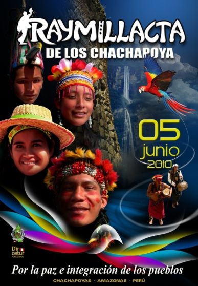 Plakat Raymillacta 2010. Quelle: Regionalregierung Amazonas.