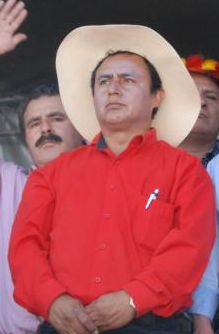 Gregorio Santos Guerrero, Regionalpräsident von Cajamarca. Foto: RRPP GR-Caj.