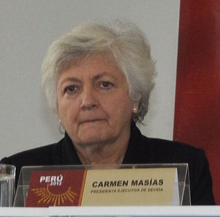 DEVIDA-Chefin Carmen Masías. Foto: Presidencia.